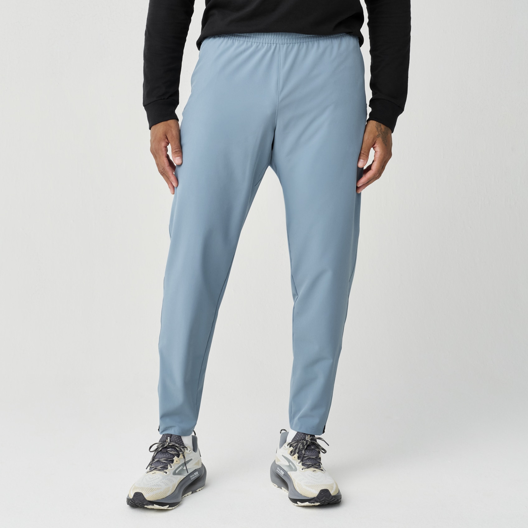 Brooks Running Men's Canopy Pant In Blue