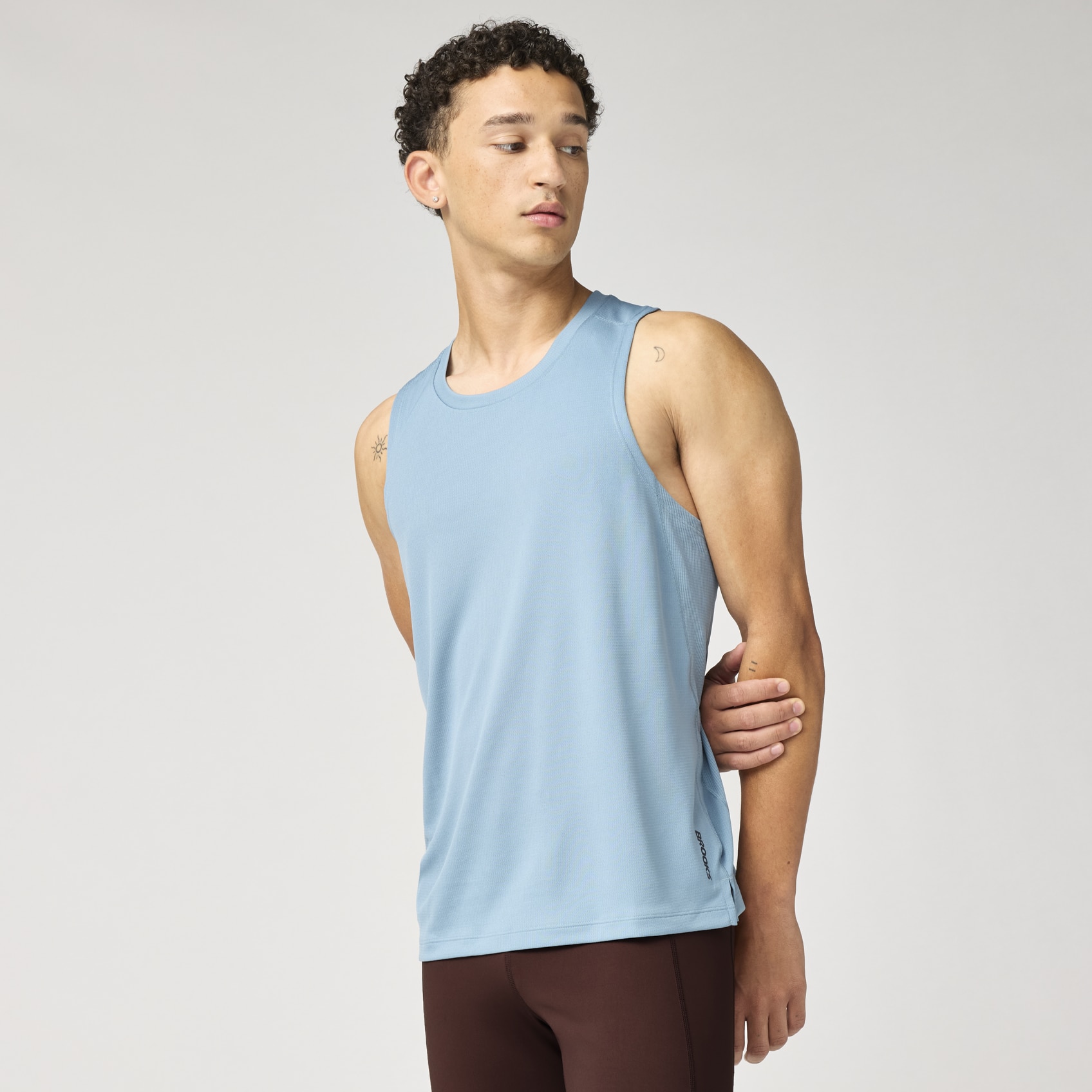 Brooks Running Men's Dash Singlet In Blue