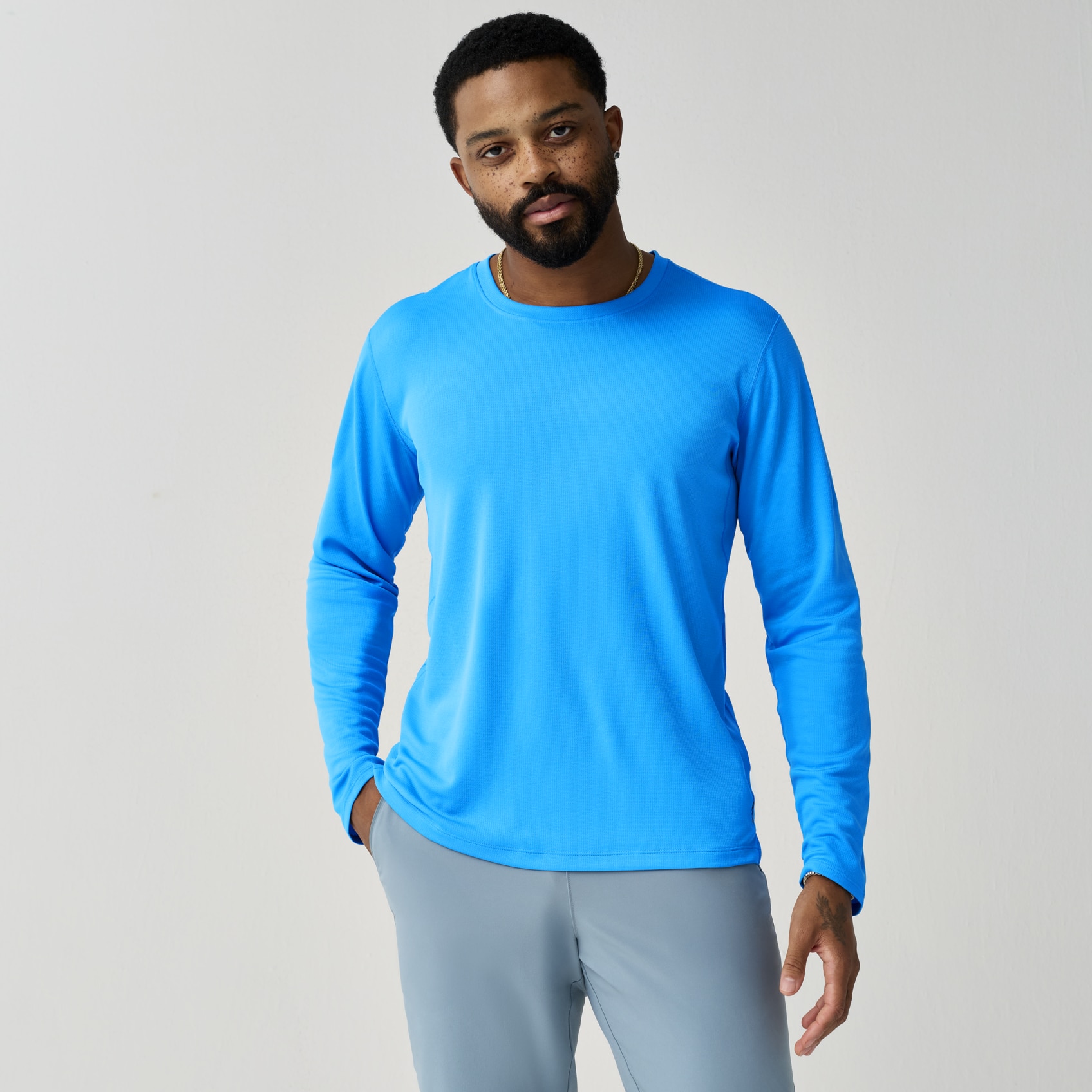 Brooks Running Men's Dash Long Sleeve In Blue