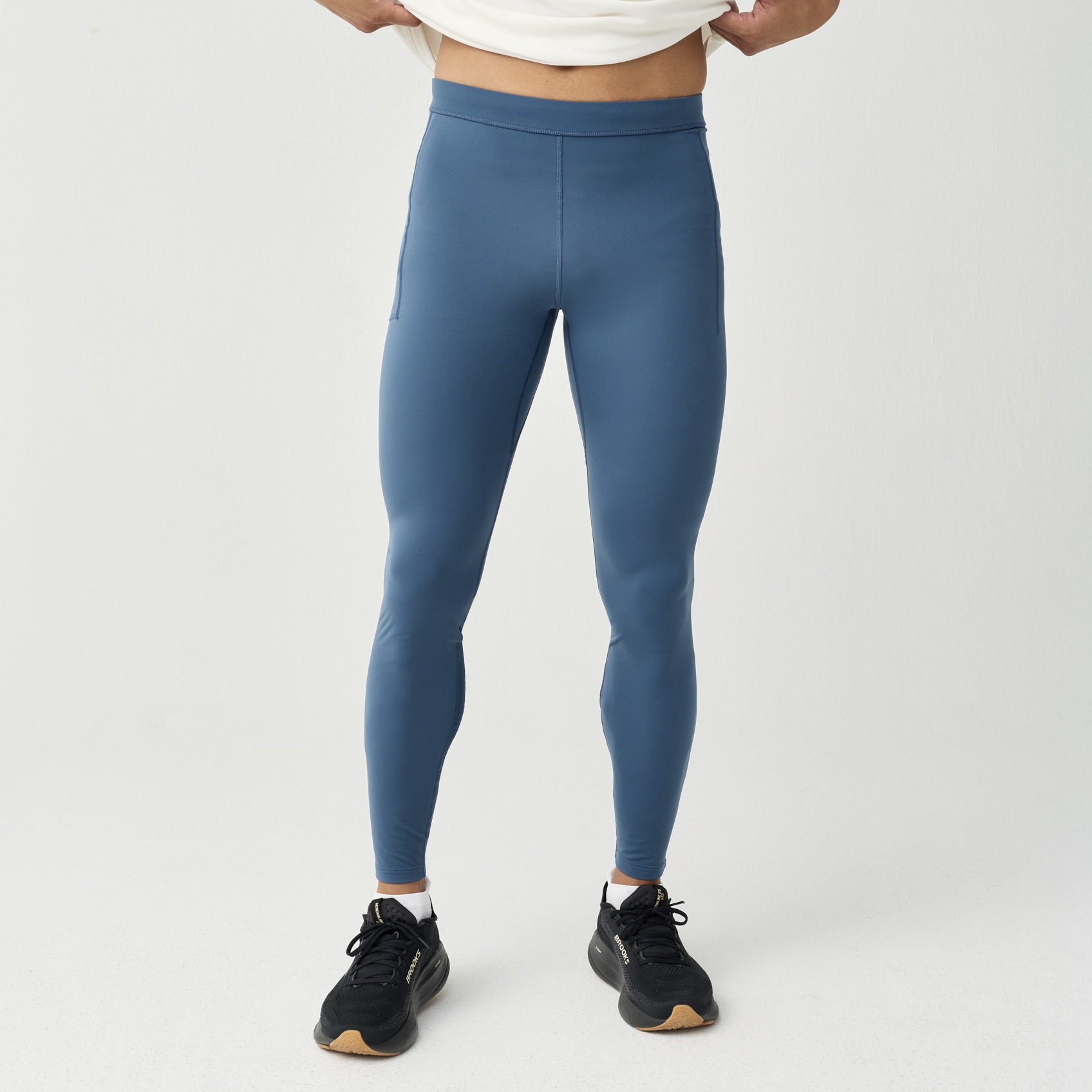 Brooks Running Men's Thermal Reflective Tight In Black