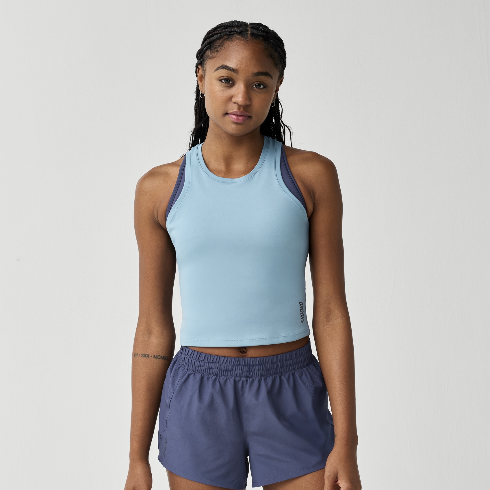 Brooks Running Women's Dash Crop Tank In Adult