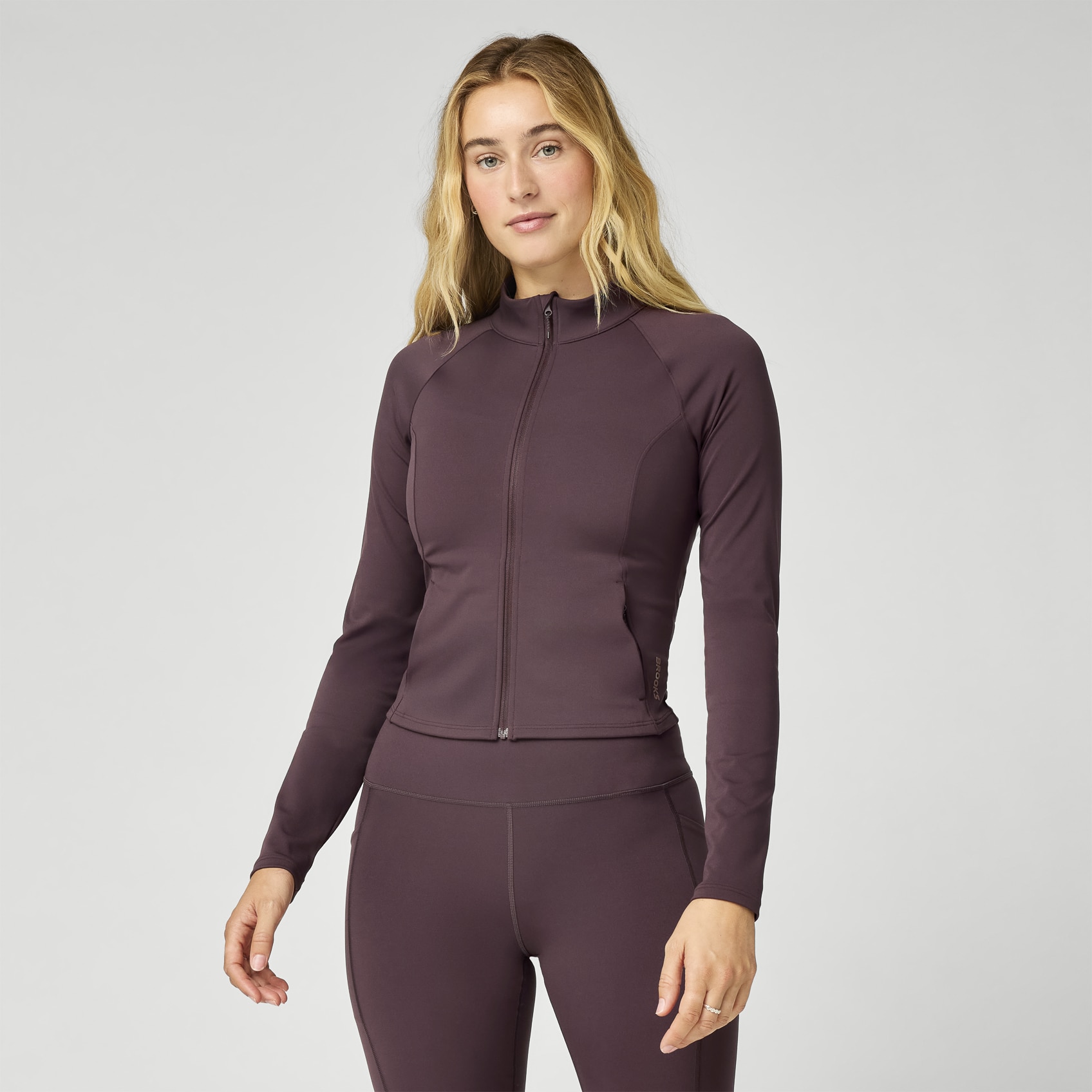 Brooks Running Women's Movement Fitted Crop Jacket In Adult