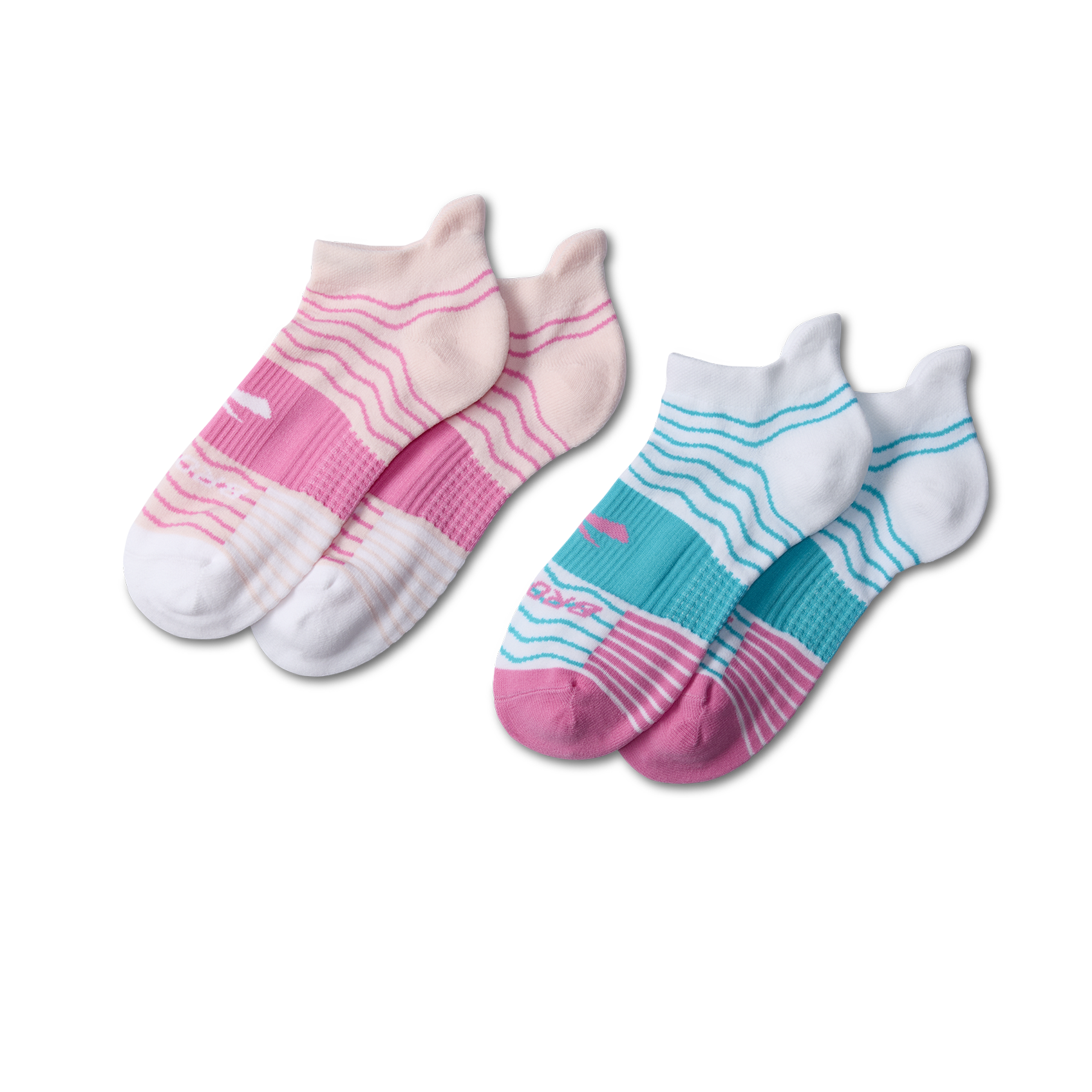 Brooks Running Unisex Ghost Lite No Show 2-pack Running Socks
