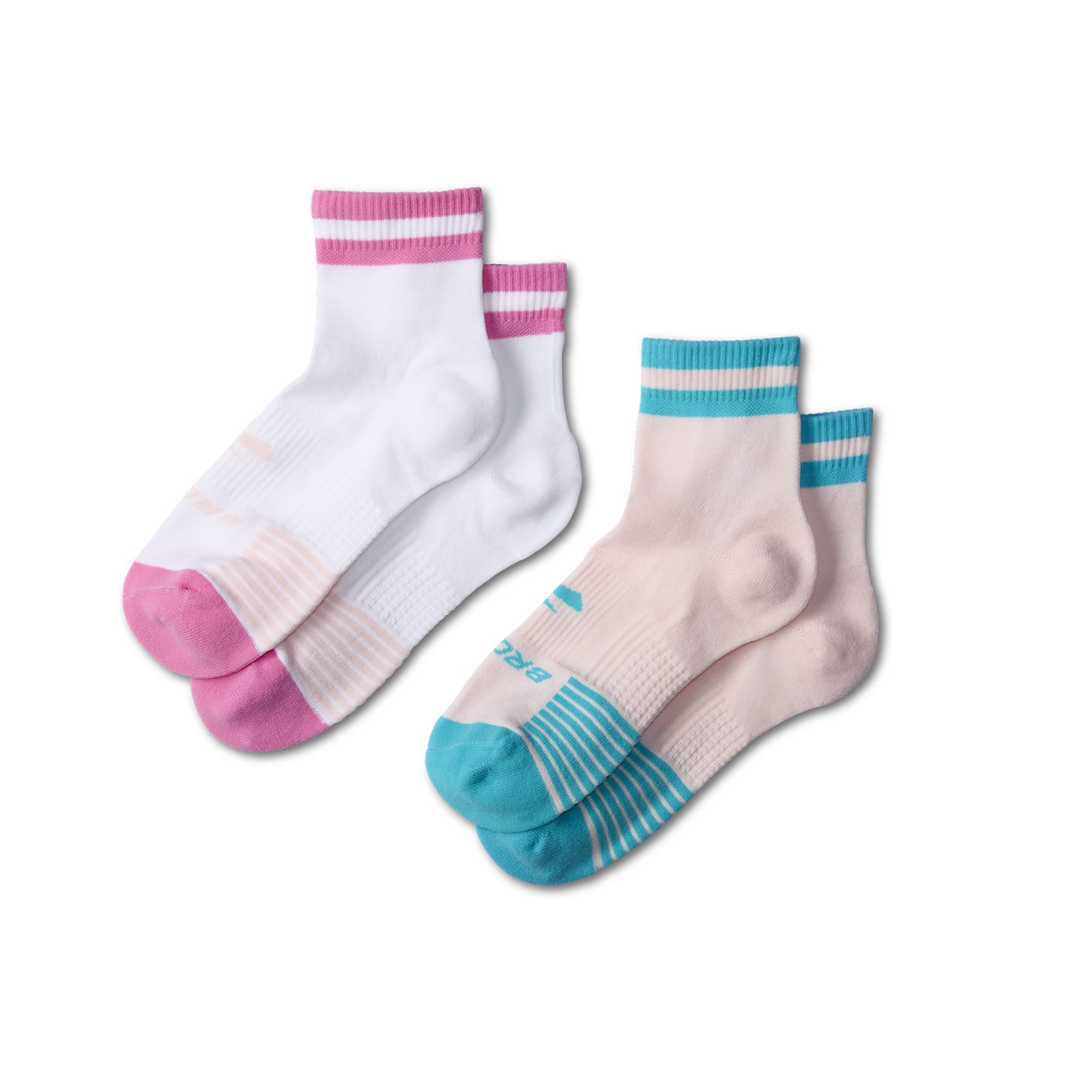 Brooks Running Unisex Ghost Lite Quarter 2-pack Running Socks
