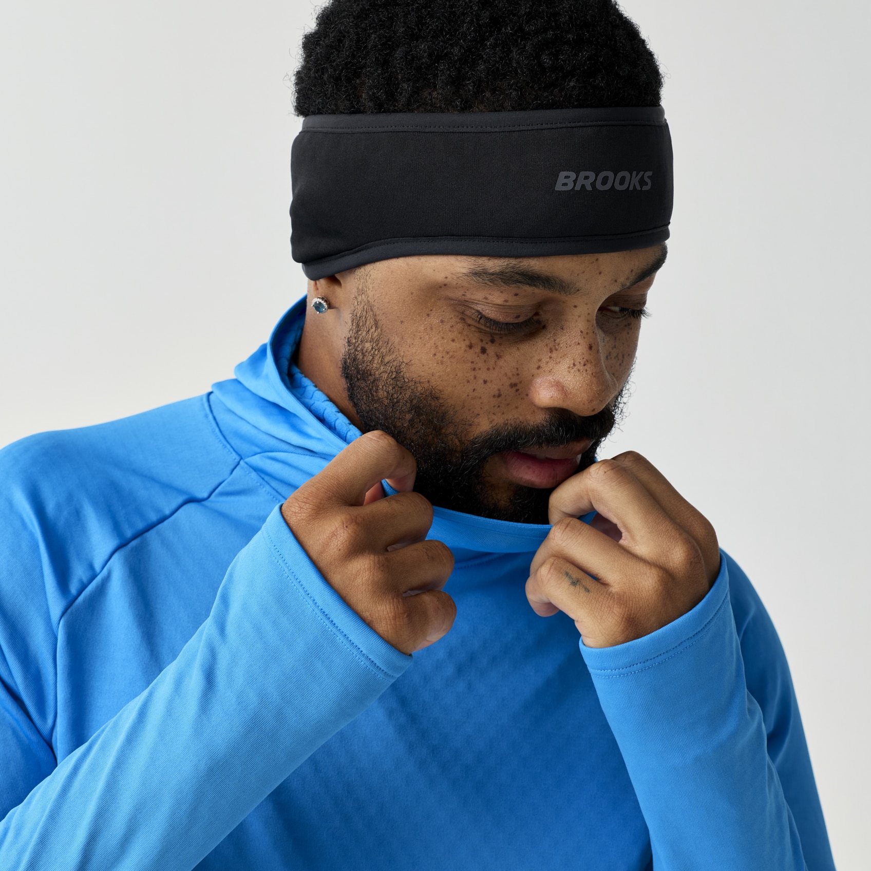 Brooks Running Unisex Momentum Thermal Headband In Black