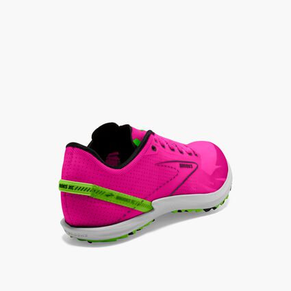 Heel and Counter view of Brooks Draft XC Spikeless for unisex