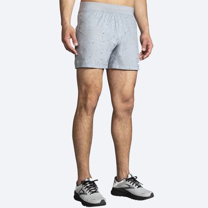 Model (front) view of Brooks Sherpa 5" Short for men