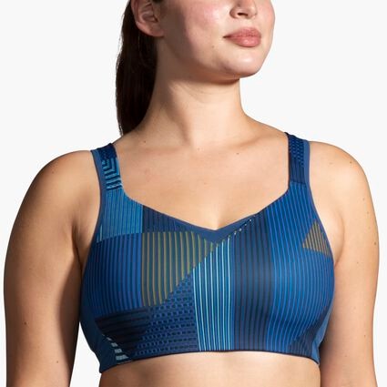 Vista (anteriore) del modello di Brooks Convertible Sports Bra da donna