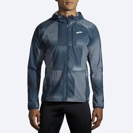 Model (front) view of Brooks Canopy Jacket for men