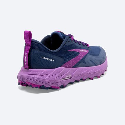 Heel and Counter view of Brooks Cascadia 17 for women