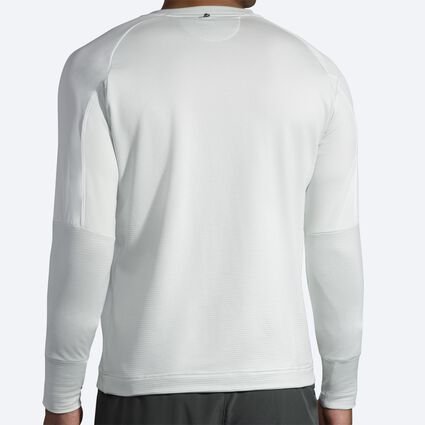 Model (back) view of Brooks Notch Thermal Long Sleeve for men
