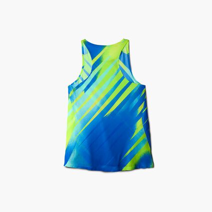 Laydown (back) view of Brooks Elite Singlet for men