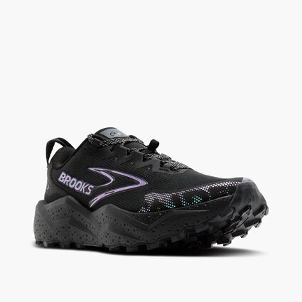 Brooks Caldera 8 für Damen – Ansicht von Schmutzfang und Zehenbereich