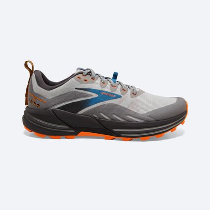 Side (right) view of Brooks Cascadia 16 for men