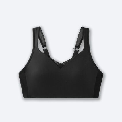 Laydown (front) view of Brooks Convertible Sports Bra for women