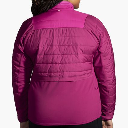 Brooks Shield Hybrid Jacket 2.0 für Damen – Model-Ansicht (von hinten)