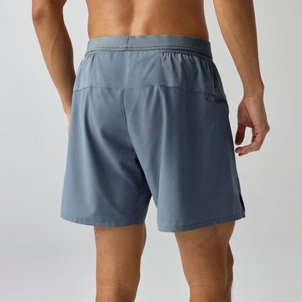 Model (back) view of Brooks Journey 7" 2-in-1 Short for men