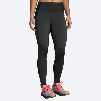 Model (front) view of Brooks Switch Hybrid Tight for women