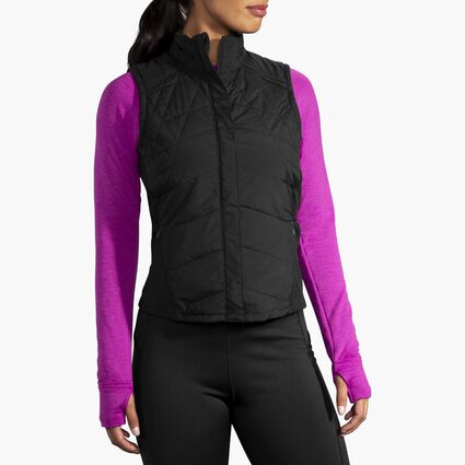 Brooks Shield Hybrid Vest für Damen – Model-Ansicht (von vorne)