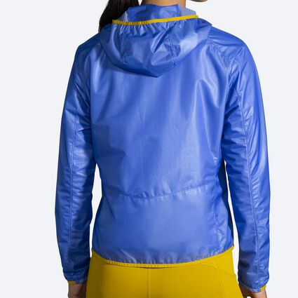 Model (back) view of Brooks All Altitude Jacket for women