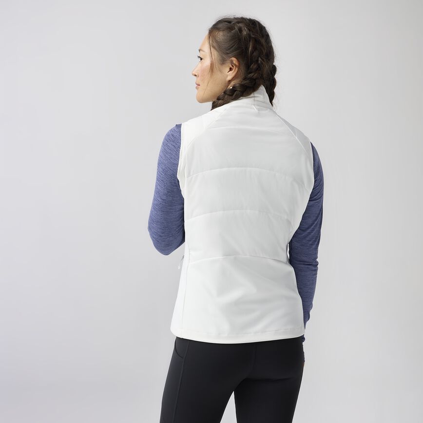 Women's Shield Hybrid Vest Women's Warm Vest| Brooks Running