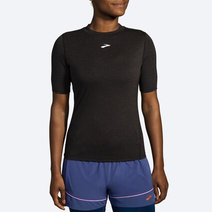 Model (front) view of Brooks High Point Short Sleeve for women