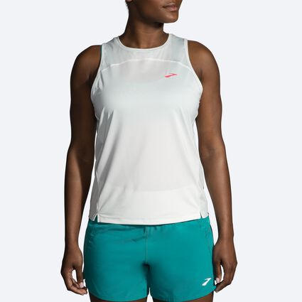 Model (front) view of Brooks Sprint Free Tank 2.0 for women