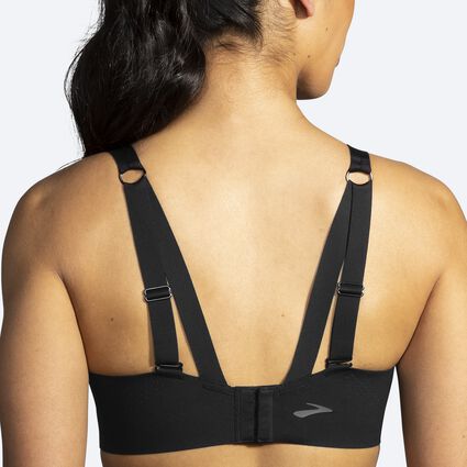 Model (back) view of Brooks Underwire Sports Bra for women