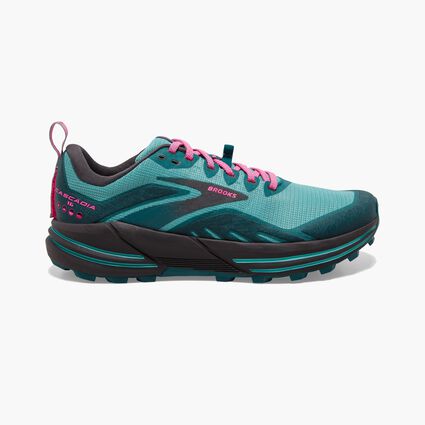 Side (right) view of Brooks Cascadia 16 for women