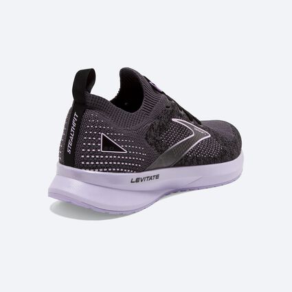 Heel and Counter view of Brooks Levitate StealthFit 5 for women