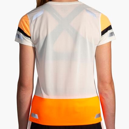 Brooks Run Visible Short Sleeve 2.0 für Damen – Model-Ansicht (von hinten)