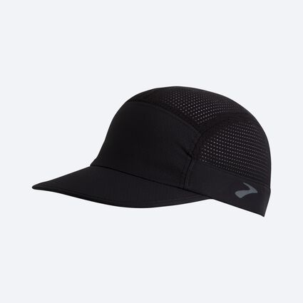 Laydown (front) view of Brooks Propel Mesh Hat for unisex