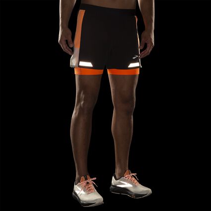 Brooks Run Visible 5" 2in1 Short 2.0 für Herren – Detailansicht 1