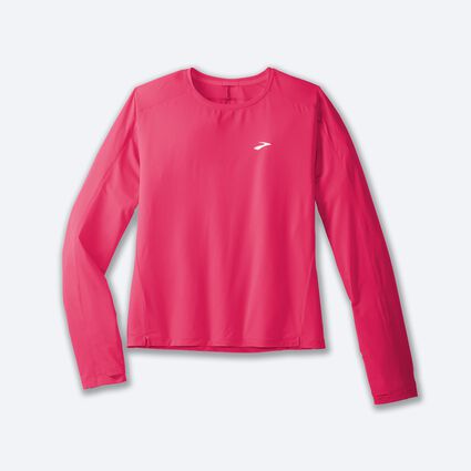 Laydown (front) view of Brooks Sprint Free Long Sleeve 2.0 for women