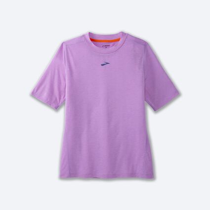Laydown (front) view of Brooks High Point Short Sleeve for women