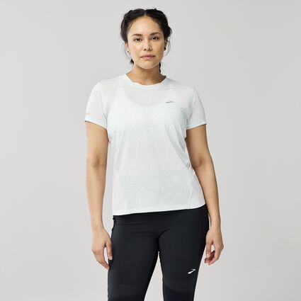 Brooks Sprint Free Short Sleeve 3.0 für Damen – Model-Ansicht (von vorne)
