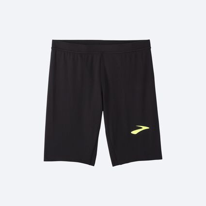 Laydown (front) view of Brooks Elite 9" Short Tight for men