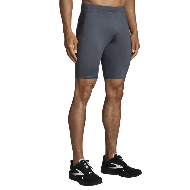 Source Men's 9 inch Running Half Tights Brooks Running