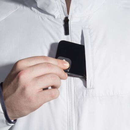 Vue détaillée 1 de Brooks Fusion Hybrid Jacket pour hommes