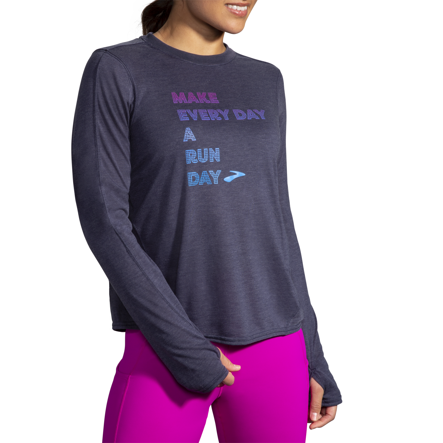 Brooks run happy long sleeve shirt clearance