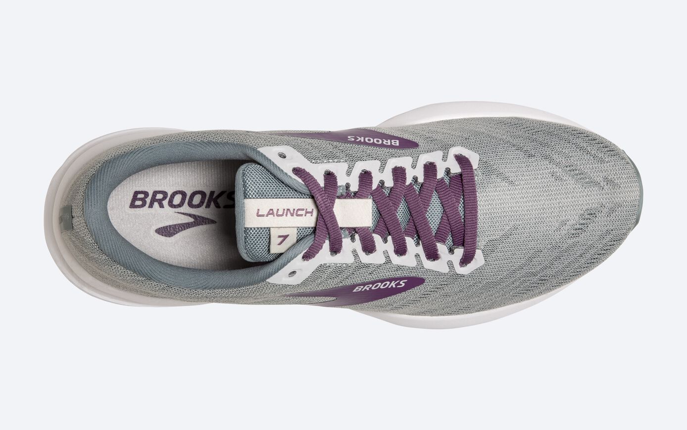 Zapatillas Brooks Ofertas - Brooks Launch 7 Mujer - Zapatillas Running  Negras/Moradas