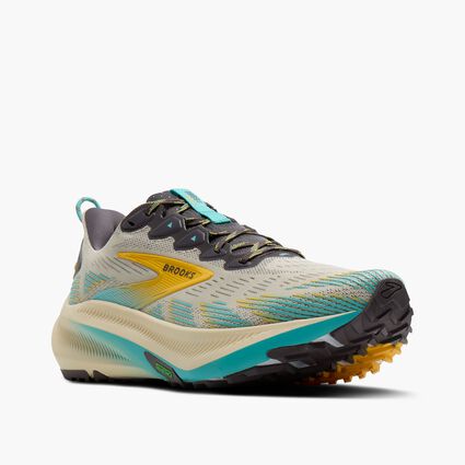 Vue du garde-boue et des orteils de Brooks Ghost Trail pour hommes