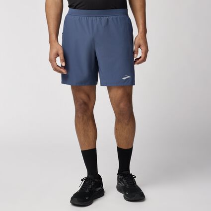 Model (front) view of Brooks Journey 7" 2-in-1 Short for men