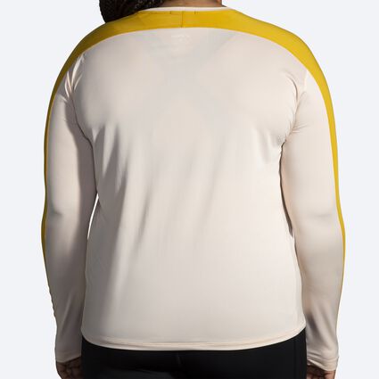 Model (back) view of Brooks Sprint Free Long Sleeve 2.0 for women