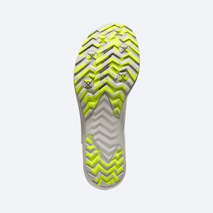 Bottom view of Brooks Draft XC Spikeless for unisex