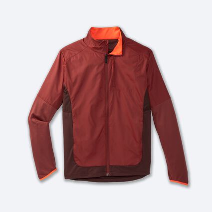 Vue (avant) de Brooks Fusion Hybrid Jacket pour hommes