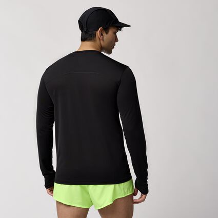 Model (back) view of Brooks Atmosphere Long Sleeve 3.0 for men