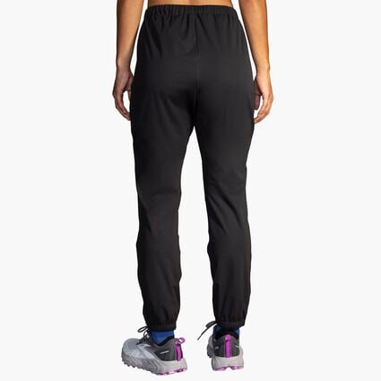 Model (back) view of Brooks High Point Waterproof Pant for women
