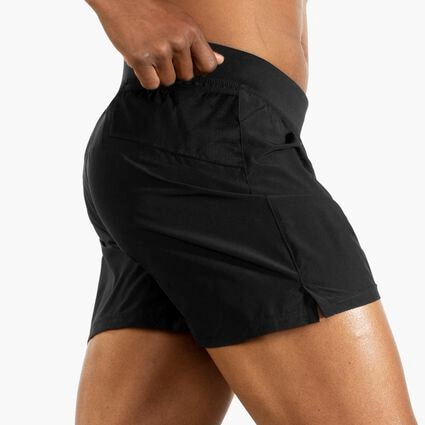 Movement angle (treadmill) view of Brooks Sherpa 5" Short for men