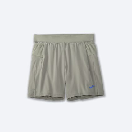 Laydown (front) view of Brooks Sherpa 7" 2-in-1 Short for men